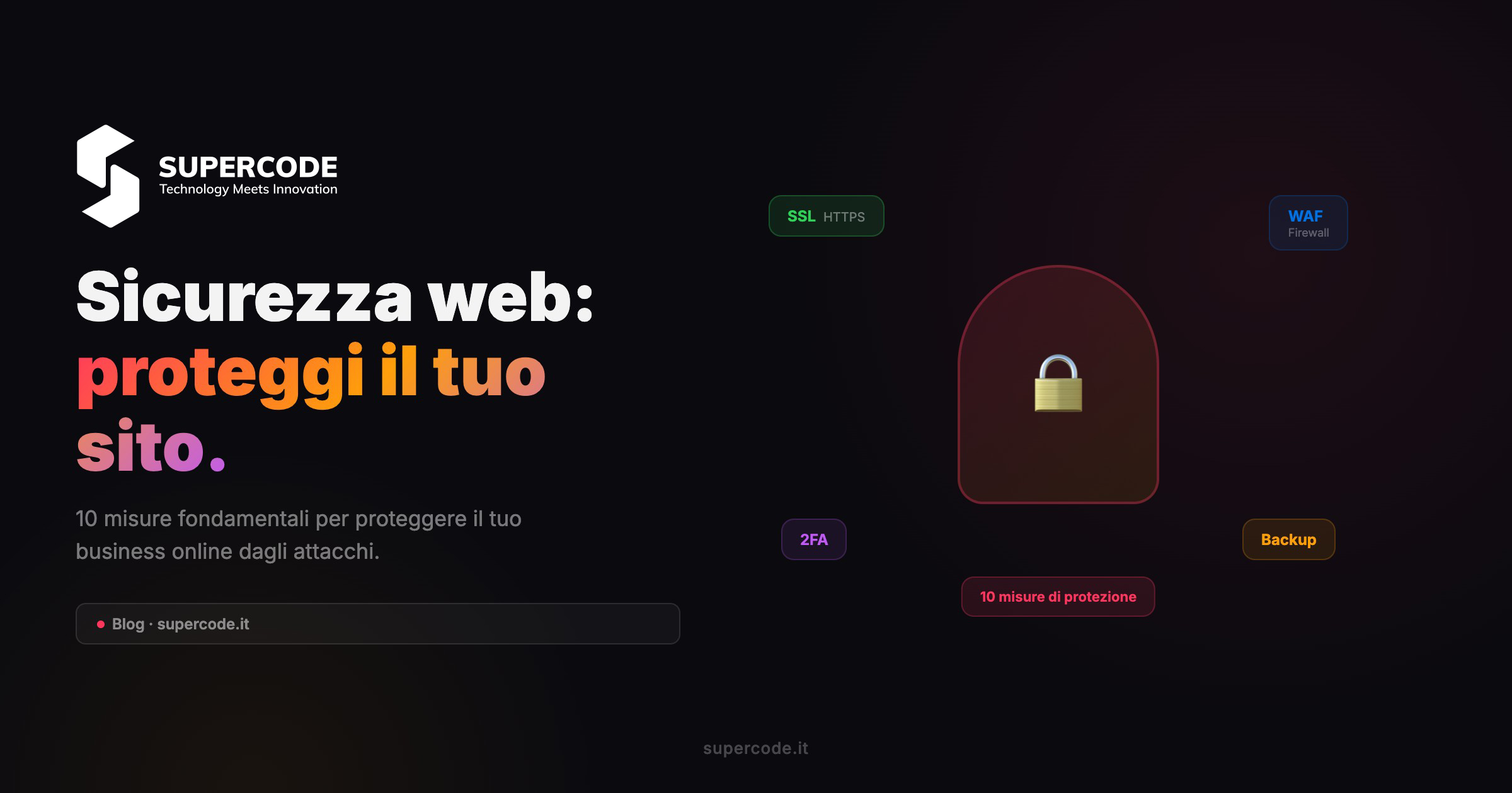 Sicurezza sito web protezione